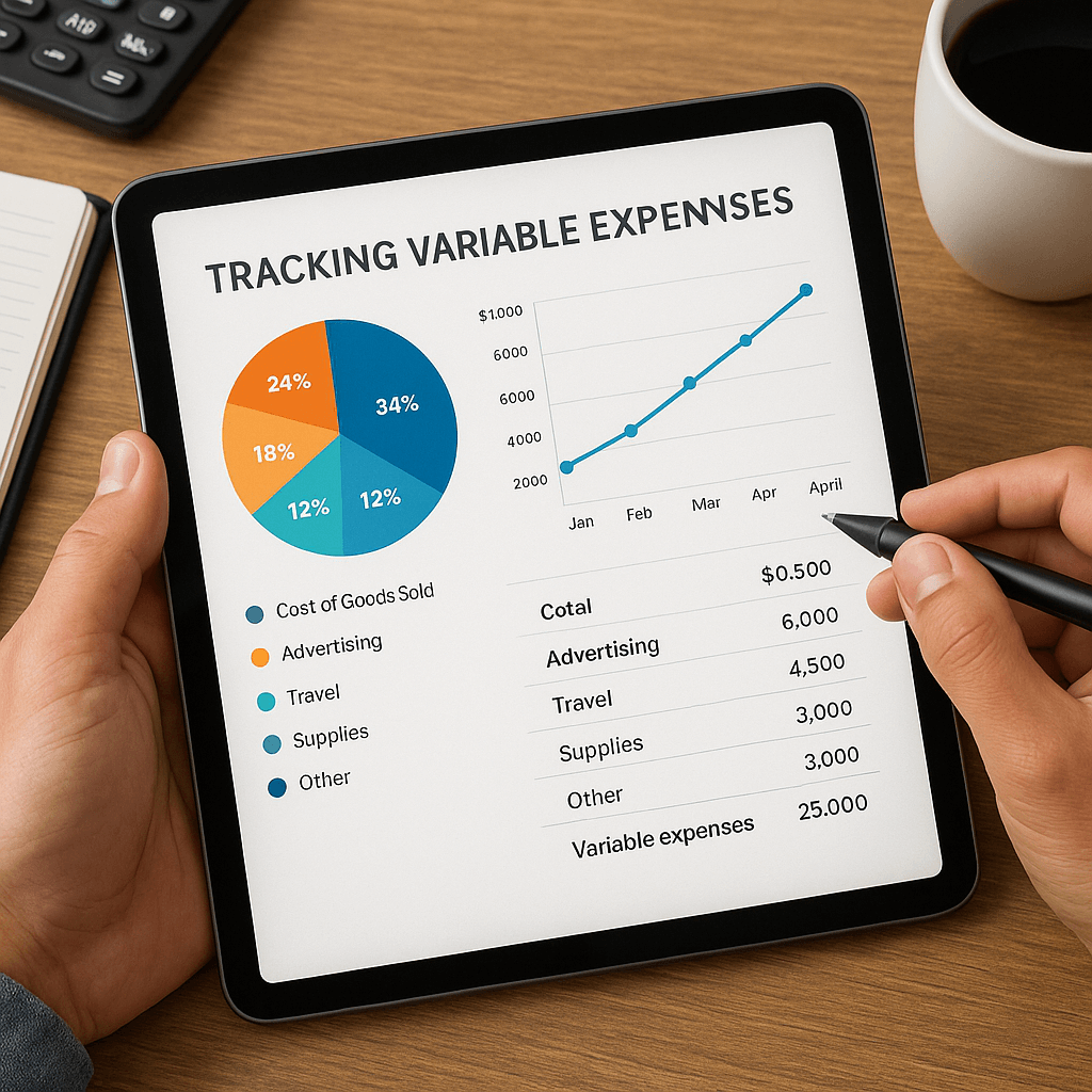 CPA advising client on revenue forecasting