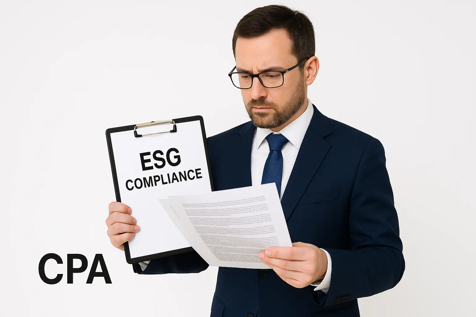 CPA supporting ESG compliance documentation